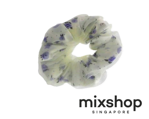 Picture of Mixshop Hair Scrunchies Purple Flower