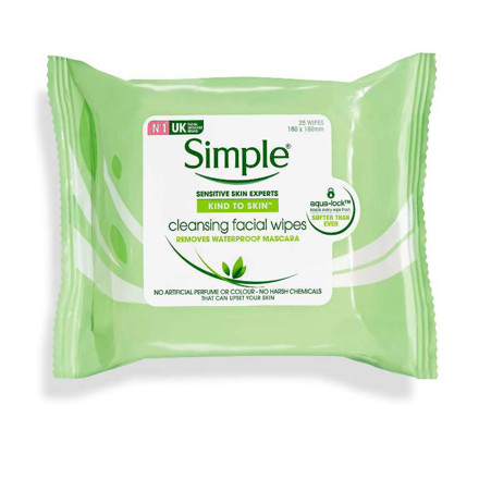Picture of Simple Kind To Skin Cleansing Wipes 25s