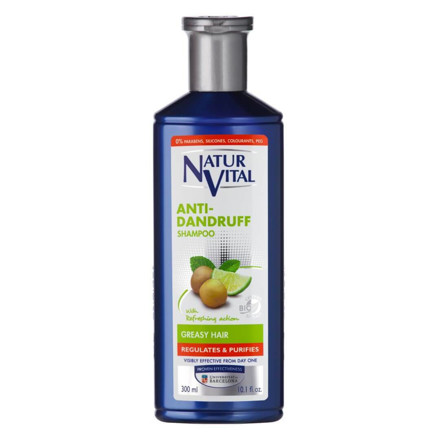 Picture of NaturVital Anti-Dandruff Shampoo - Greasy Hair 300ml