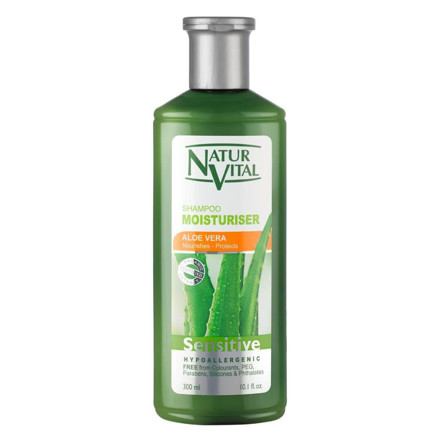 Picture of NaturVital Sensitive Aloe Vera Shampoo - Moisturising 300ml
