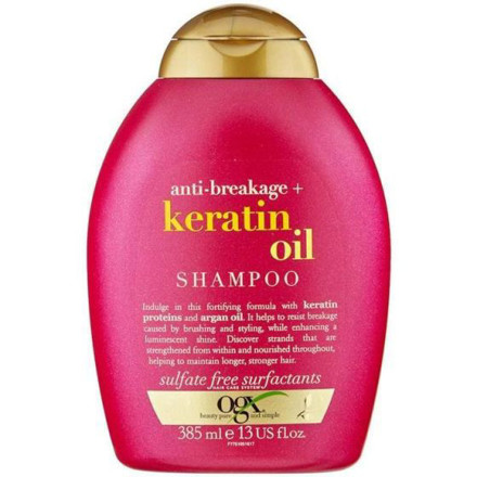 Picture of Ogx Anti Breakage Keratin Oil Shampoo 385ml