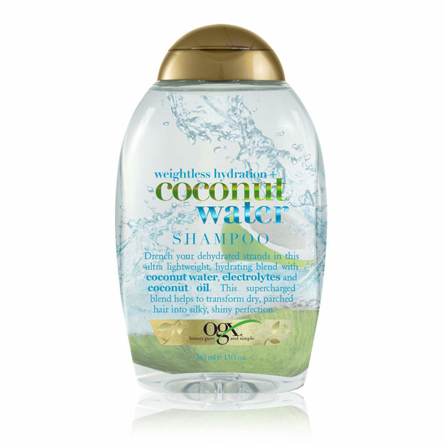 Picture of Ogx Weightless Hydration Coconut Water Shampoo 385ml