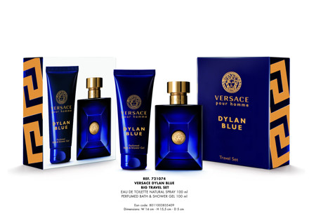 Picture of Versace Dylan Blue Travel Set Edt100+Bsg Tube100