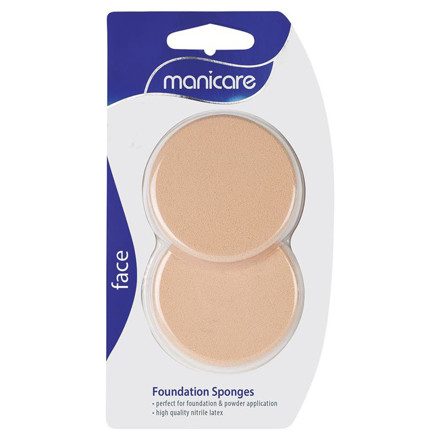 Picture of Manicare #562 Latex Foundation Sponges Round Pk 2