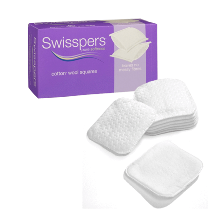 Picture of Swisspers Cotton Wool Square Pads 150'S