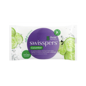 Picture of Swisspers Facial Wipes Cucumber Mini 5's