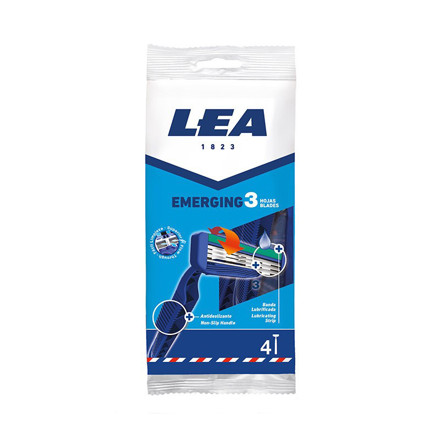 Picture of LEA 3 Blades Disposable Razor Emerging 4 Per Bag