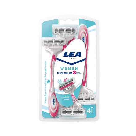 Picture of LEA 3 Blades Disposable Razor Woman Premium 4 Per Blis