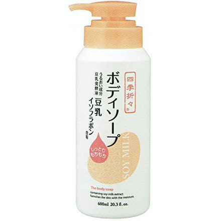 Picture of Kumano Soy Milk Isoflavone Body Soap 600ml