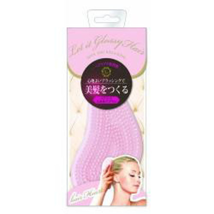 Picture of Lucky Wink Hair Heart Scalp Brush (Pink)