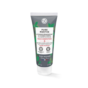 Picture of Yves Rocher Pure Menthe Pore Clearing Charcoal Mask 75ml