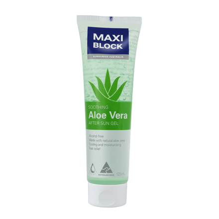 Picture of Maxiblock Soothing Aloe Vera After Sun Gel 125ml