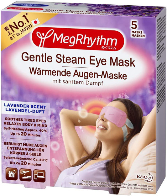 Picture of Megrhythm Hot Eye Mask Lavender