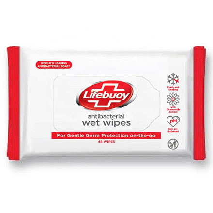Picture of Lifebouy Antibacterial Wet Wipes 48's
