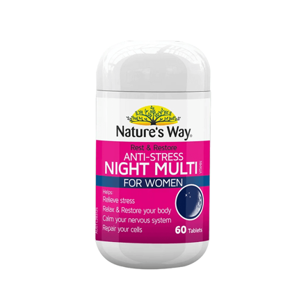 Picture of Nature's Way Rest & Restore Night Women Vitamin 60's