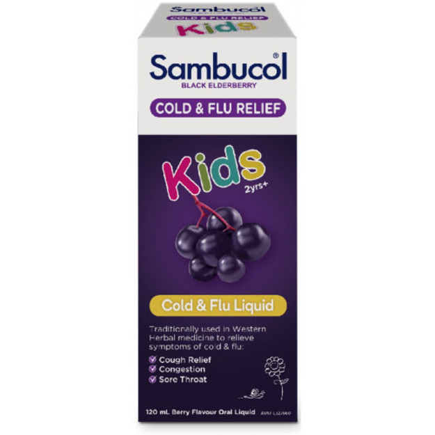 Picture of Sambucol Kids Bk Eld Liquid 120ml