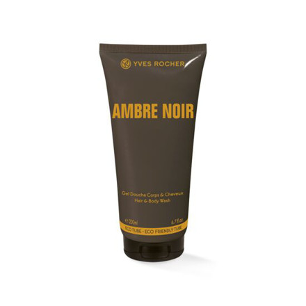 Picture of Yves Rocher Ambre Noir Hair & Body Shampoo Eco Tube 200ml