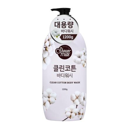Picture of Showermate Body Wash Clean Cotton 1200g