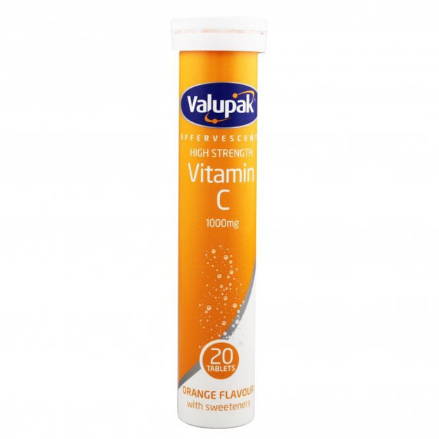 Picture of Valupak Vitamin C effervescent 1000mg 20'S