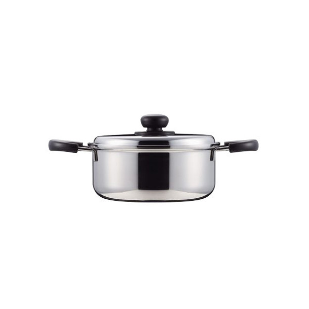 Picture of Pearl Metal 3 Layer Stainless Steel Two-Handed Pot