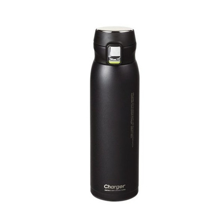 Picture of Pearl Metal Charger Lightweight One Touch Sports Mug 650 Powder Black