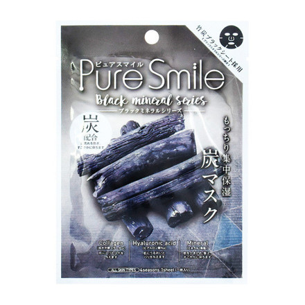 Picture of Pure Smile Essence Mask Black Mineral Series Charcoal