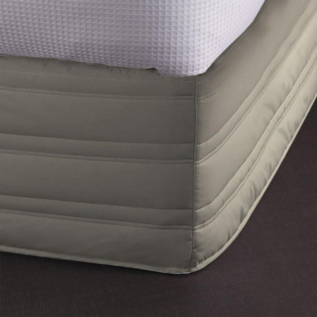 Picture of Logan & Mason 250TC Easy Fit Stretch Over Valance Cream
