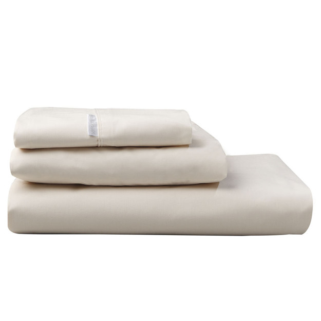 Picture of Logan & Mason 250TC Percale Cream Fitted Sheet