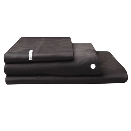 Picture of Logan & Mason 400TC Cotton Sateen Granite Fitted Sheet