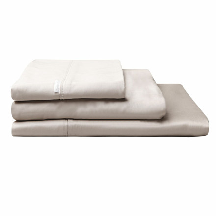 Picture of Logan & Mason 400TC Cotton Sateen Linen Fitted Sheet