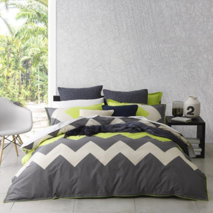 Picture of Logan & Mason Marley Lime Quilt Cover Set