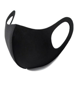 Picture of Polyester Cooling Mask Washable Black 1's