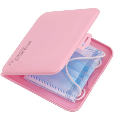 Picture of Mask Storage Case Square Pink 1's