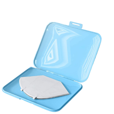 Picture of Mask Storage Case Square Blue