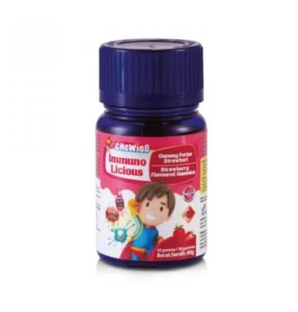 Picture of Chewies Immunolicious Gummies - Strawberry