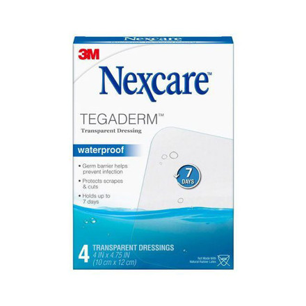 Picture of 3M Nexcare Tegaderm Waterproof Transparent Dressing 4's