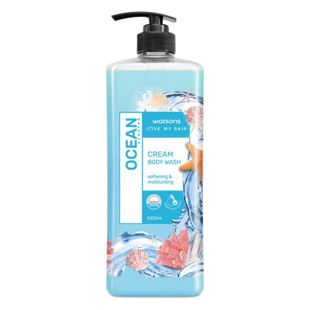 Picture of Watsons Cream Body Wash - Ocean 1L