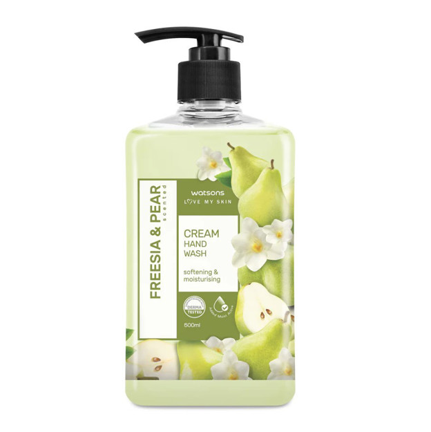 Picture of Watsons Cream Hand Wash - Freesia & Pear 500ml