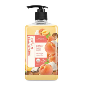 Picture of Watsons Cream Hand Wash - Shea Butter & Peach 500ml