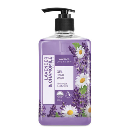 Picture of Watsons Gel Hand Wash - Lavender & Chamomile 500ml