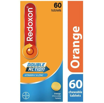 Picture of Redoxon Double Action Vitamin C & Zinc Orange Chewable Tab