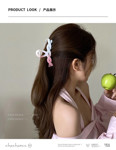 Picture of Mixshop High Quality Korean Pink Twist Clip #1057