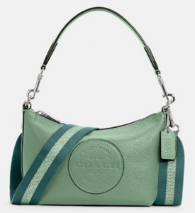 Picture of COACH Dempsey Shoulder Bag With Patch Green