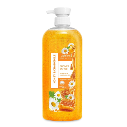 Picture of Watsons Shower Scrub - Honey & Chamomile 700ml