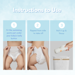 Picture of Mixshop Baby Disposable Swimming Diapers/Pants L