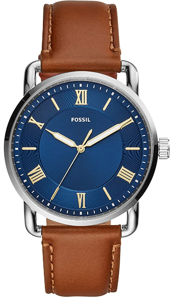 Picture of FOSSIL Men's Copeland Stainless Steel and Leather Casual Quartz Watch N