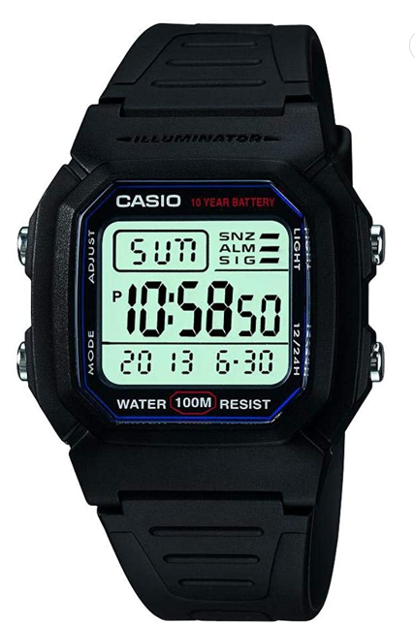 Casio men's classic outlet digital sports watch