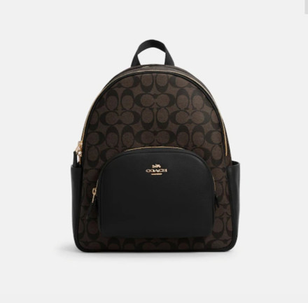 Picture of COACH Court Backpack In Signature Canvas