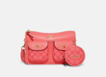 Picture of COACH Pennie Crossbody With Coin Case With Signature Canvas Detail