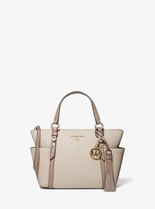 Picture of MICHAEL KORS Sullivan Small Two-Tone Saffiano Leather Top-Zip Tote Bag